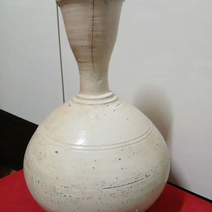 [BUNJANG] Joseon Dynasty Cheongsong White Porcelain Large Vase / 조선 청송 백자