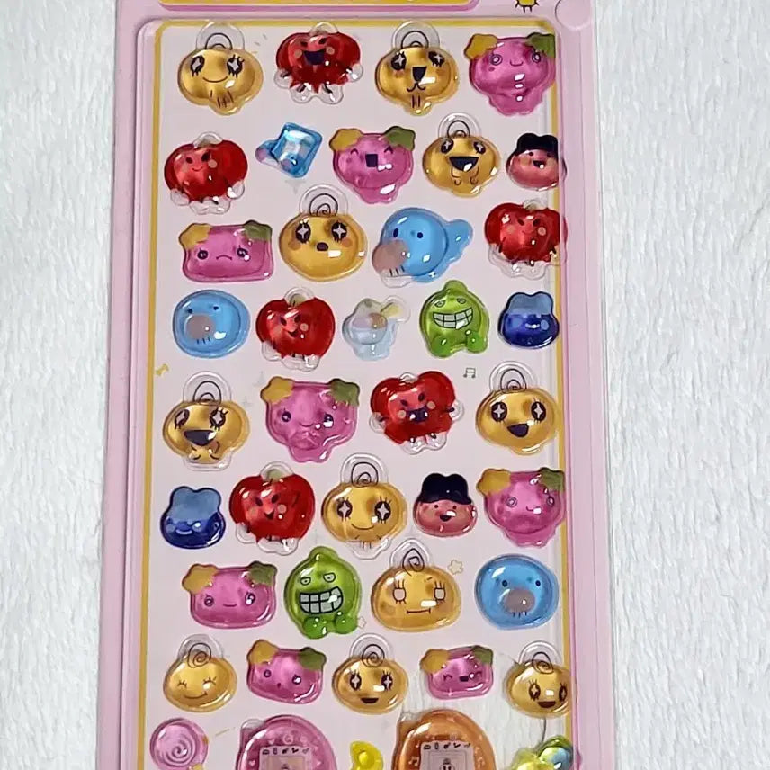 [BUNJANG] Tamagotchi 3D Stickers (Bonbong Drip Flowerchi, Memetchi) / 다마고치 3d 입체스티커 봉봉드롭 플라워치 메메치
