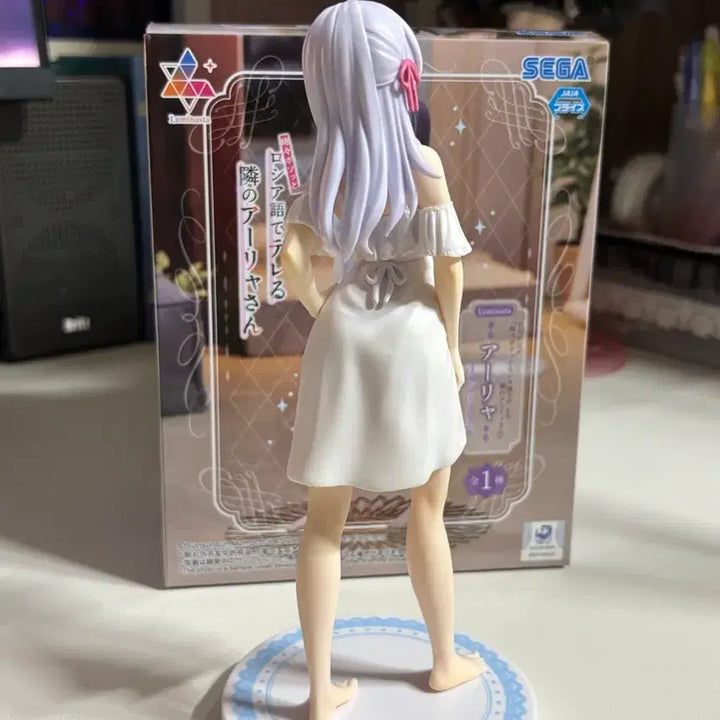 [BUNJANG] Sega Luminasta "My Girlfriend is the cutest!" Anya Forger Figure / 가끔씩 툭하고 러시아어로 부끄러워하는 옆자리의 아랴양 피규어