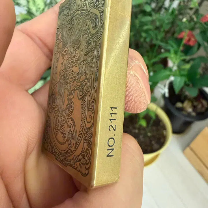 [BUNJANG] ZORRO Engraved Dragon and Phoenix Oil Lighter / 오일라이터
