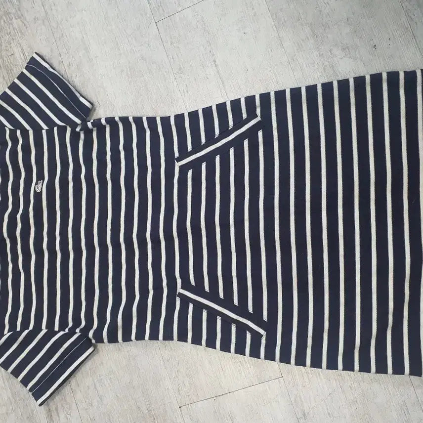 [BUNJANG] Lacoste Striped Mini Dress / 라코스테 단가라 원피스 34