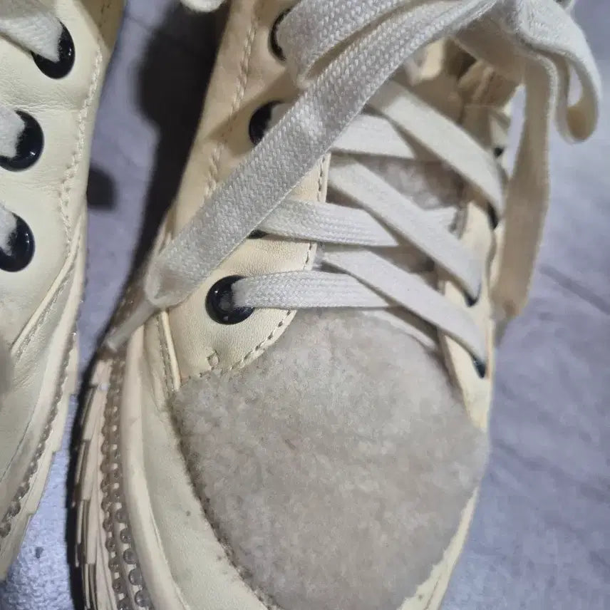[BUNJANG] Barbara Sneakers Ivory Lined / 바바라 스니커즈