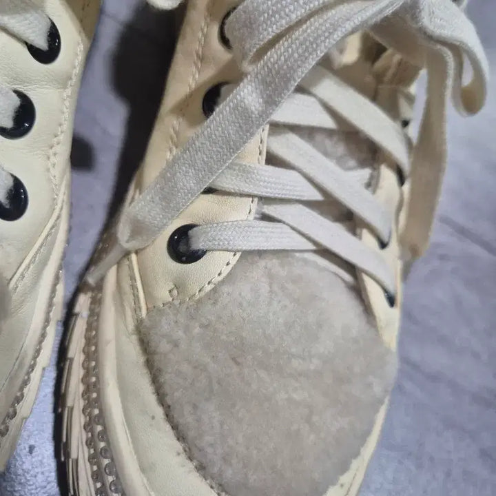 [BUNJANG] Barbara Sneakers Ivory Lined / 바바라 스니커즈
