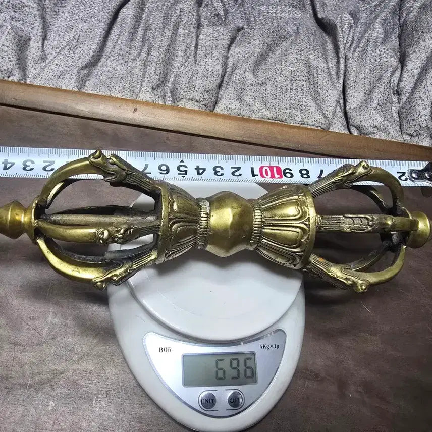[BUNJANG] Original Brass Vajra Pestle / 오리지널 황동 금강저 퇴마의식