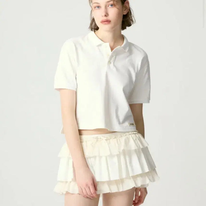 [BUNJANG] GLOWNY Girlfriend Ruffle Mini Skirt Natural / 글로니 GLOWNY 걸프렌드 러플 미니 스커트