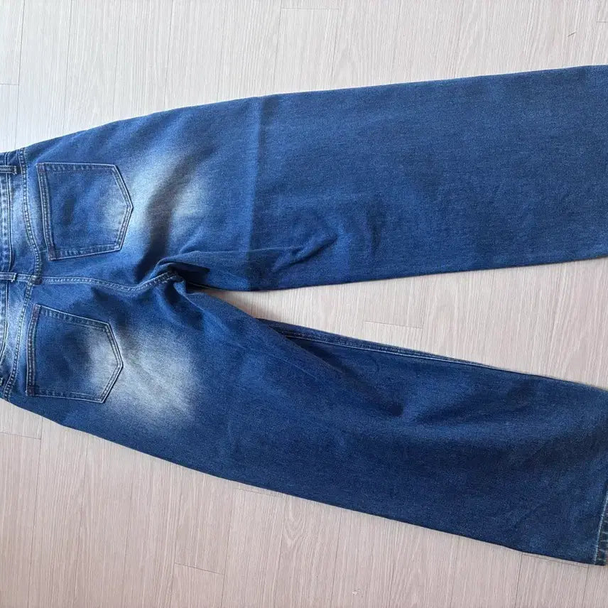 [BUNJANG] Musinsa Standard Big Brush Extra Wide Denim Pants Rusty Blue / 무신사 스탠다드 빅 브러쉬 엑스트라 와이드 데님 팬츠 러스티 블루