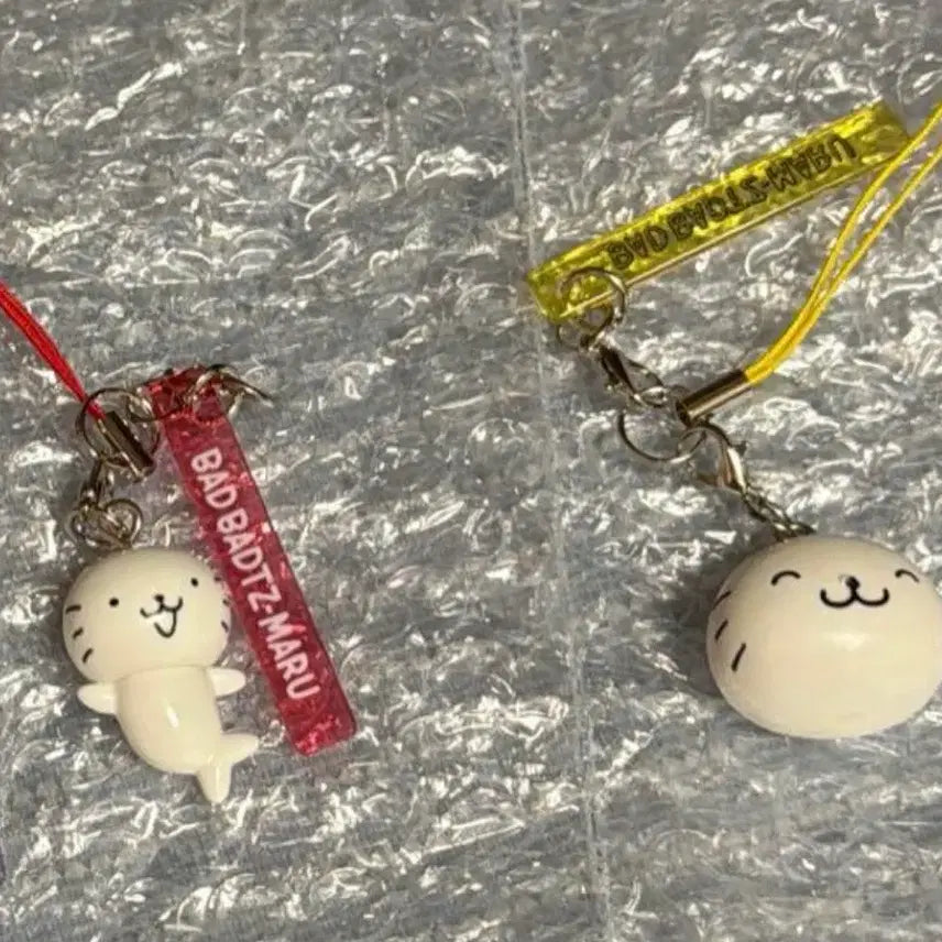 [BUNJANG] Badtz-Maru Series Good Hanamaru Figure Keychain Set / 배드바츠마루시리즈 굿하나마루 피규어키링 2세트