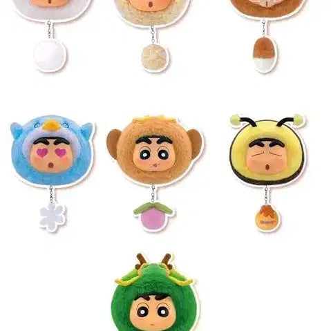 [BUNJANG] EAKI Crayon Shin-chan Pet Series Full Set (Includes Secret) / EAKI 짱구 애완동물 시리즈 시크릿포함 풀셋