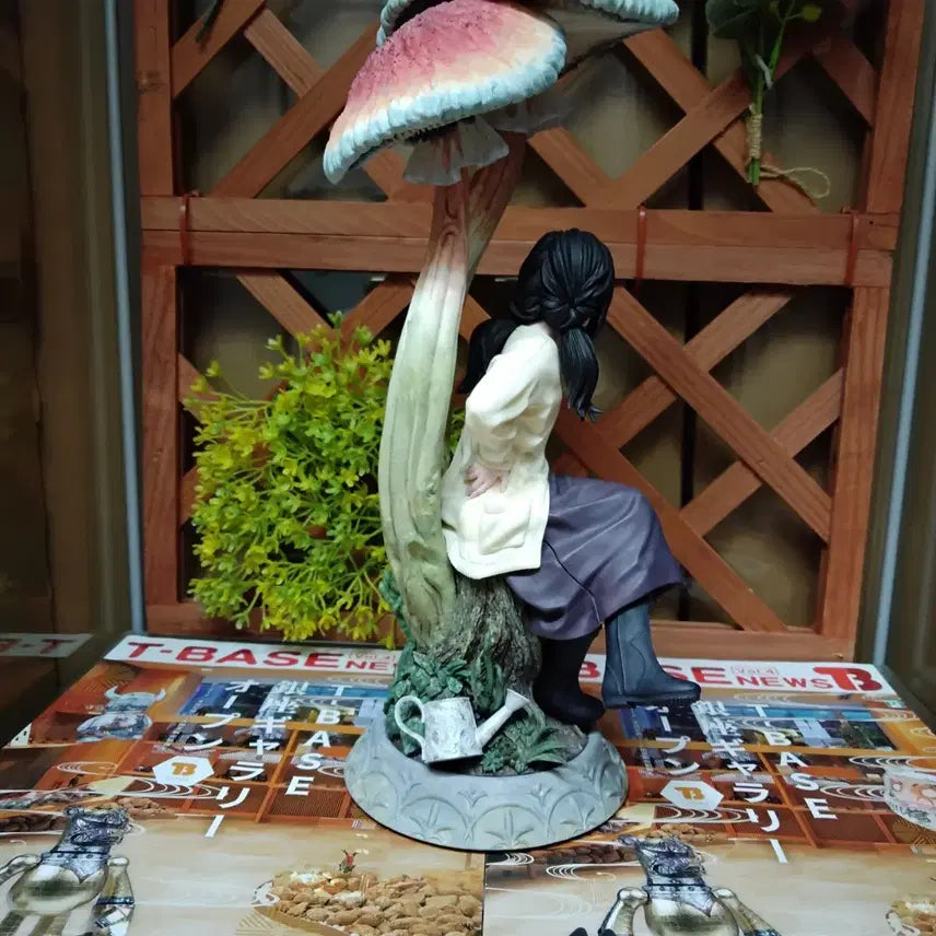 [BUNJANG] Painted Resin Statue Figure - Girl, Mushroom, Frog / 레진스태추 도색완성품(2021원더패스티벌 제품)