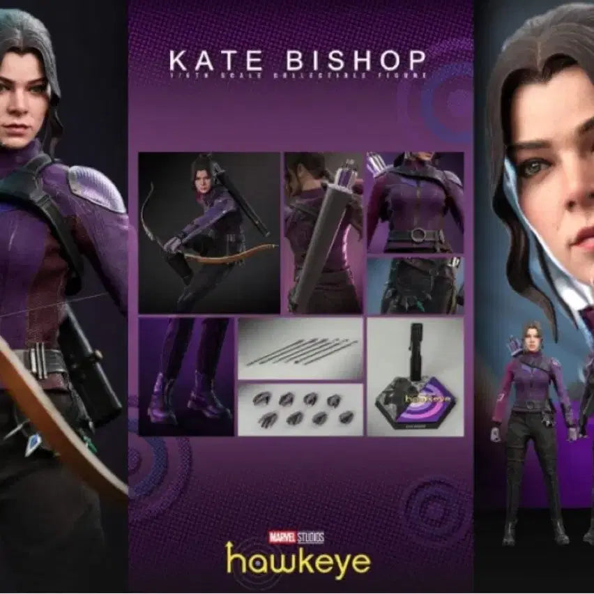 [BUNJANG] Hot Toys Disney+ Hawkeye Kate Bishop 1/6 Scale Figure (Sealed) / 핫토이 디즈니 플러스 호크아이 케이트 비숍 1/6 피규어 미개봉 판매