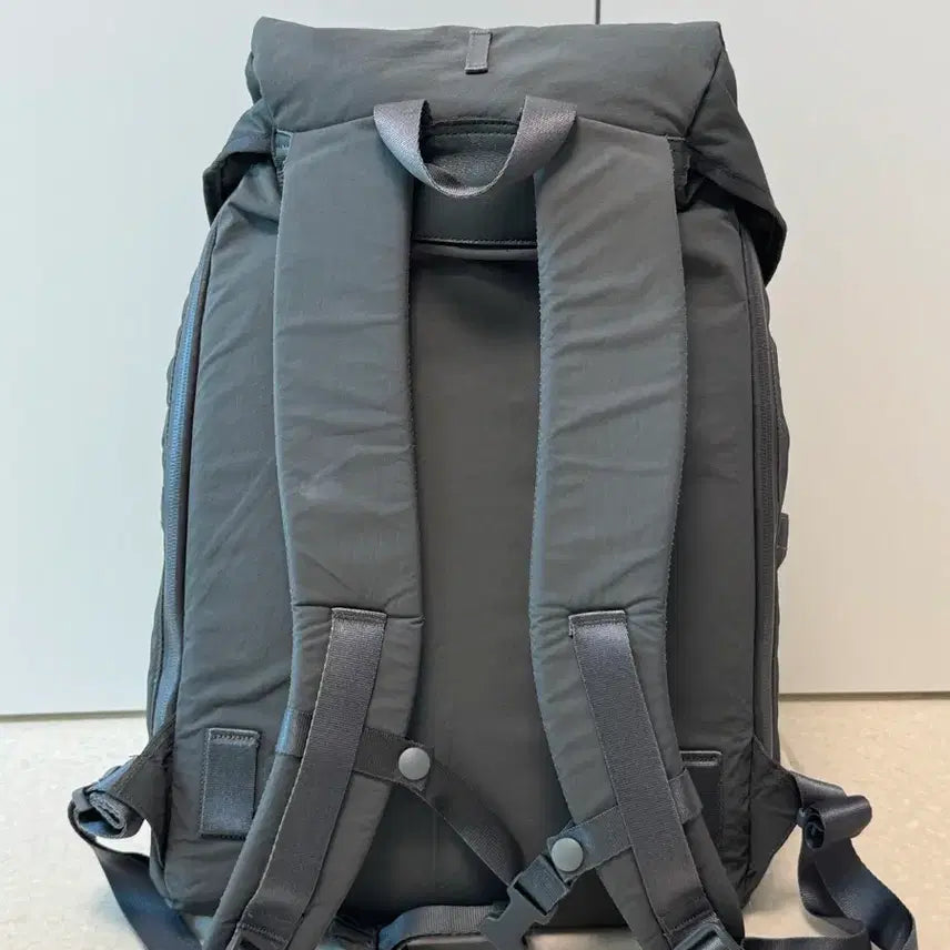 [BUNJANG] Blanckov Double Clasp Backpack Olive Grey / 블랭코브 더블 클래스프 백팩 올리브그레이