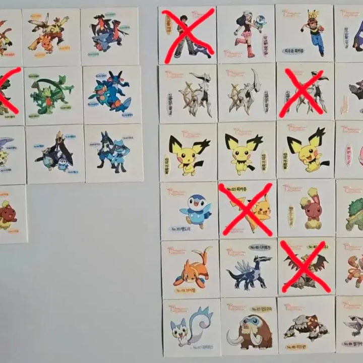 [BUNJANG] Shani Pokémon Stickers Sealed 2009 Version - Bundle or Individual Sale / 샤니 포켓몬스터 띠부씰 09년도 신버전 안뗀씰 400여장 개별or일괄 팝니다.