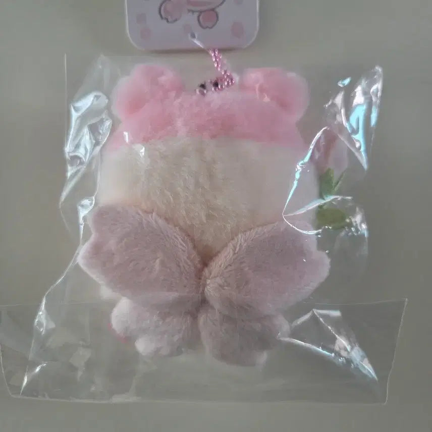 [BUNJANG] Chiikawa "Monjakui" Cherry Blossom Fairy Kani Plush Keychain / 치이카와 먼작귀 벚꽃요정 카니