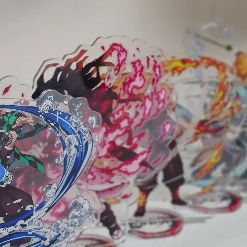 [BUNJANG] Demon Slayer Acrylic Stand Set (8 Types) / 귀멸의 칼날 아크릴 스탠드 8종 일괄 셋트