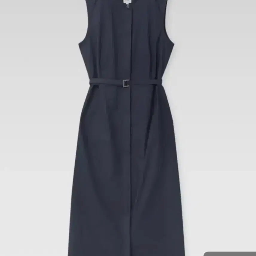 [BUNJANG] Sienne Classic Cotton Belted Sleeveless Long Dress / s) 시에 클래식 코튼 벨티드 드레스 시에 원피스 하객룩 데이트룩 민소매