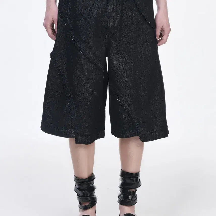 [BUNJANG] Songzio x Elliott Erwitt Ascent Bermuda Denim Shorts / 송지오 컬렉션 어센트 버뮤다 데님, 78