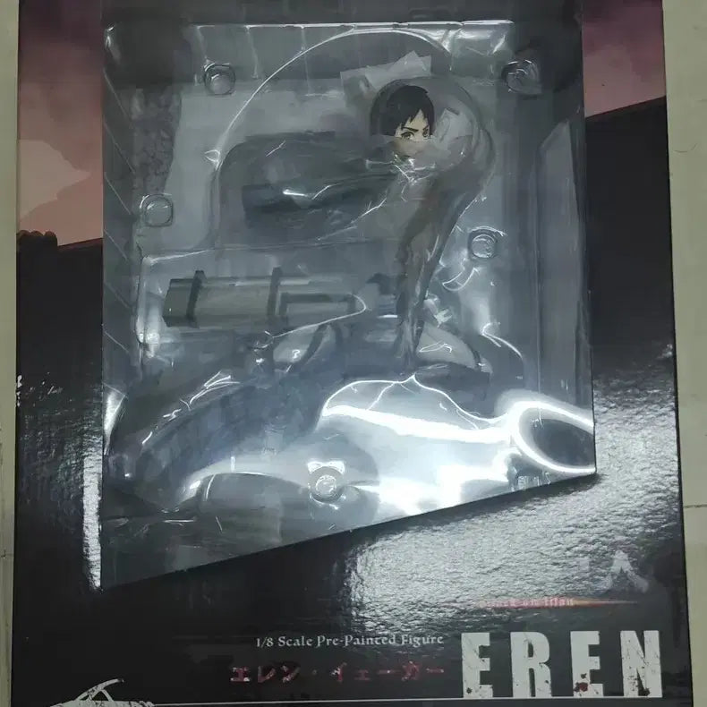 [BUNJANG] Kotobukiya Attack on Titan Eren Yeager 1/8 Scale Figure (Sealed) / 미개봉)진격의거인 코토부키야 에렌 예거 피규어