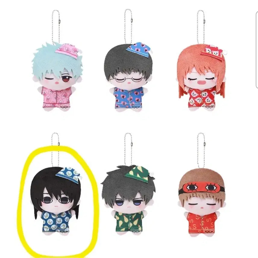 [BUNJANG] Gintama Pajama Party Chibi Plush Doll / 은혼 굿즈 / 반프레스토 파자마 파티 치비구루미 누이