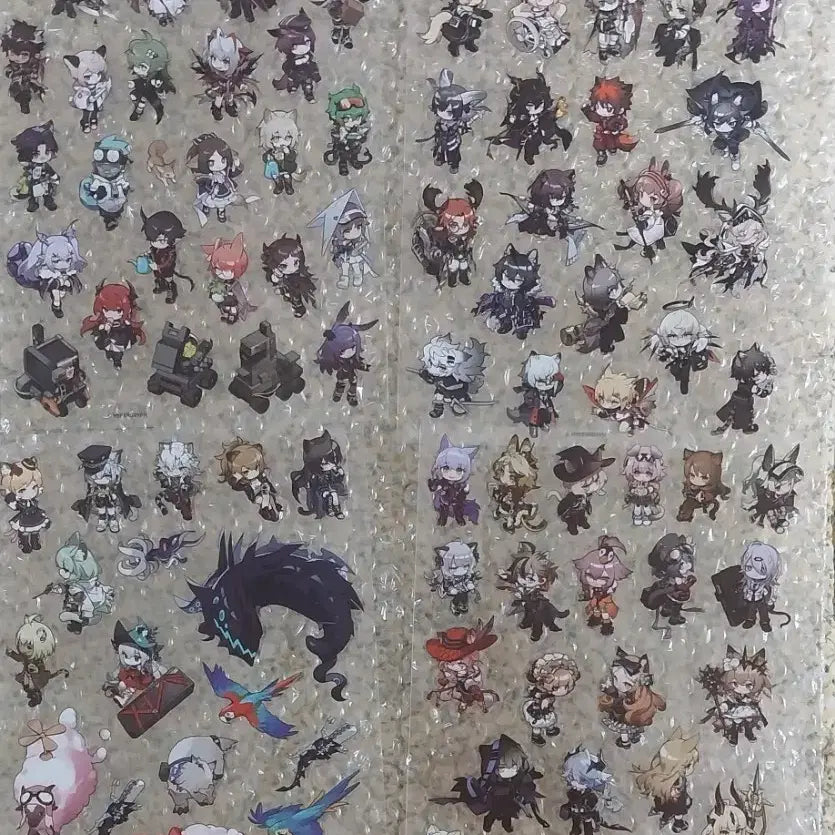 [BUNJANG] Arknights Terra Exploration Sticker Bundle Set / 명일방주 테라탐사 스티커 4장 일괄