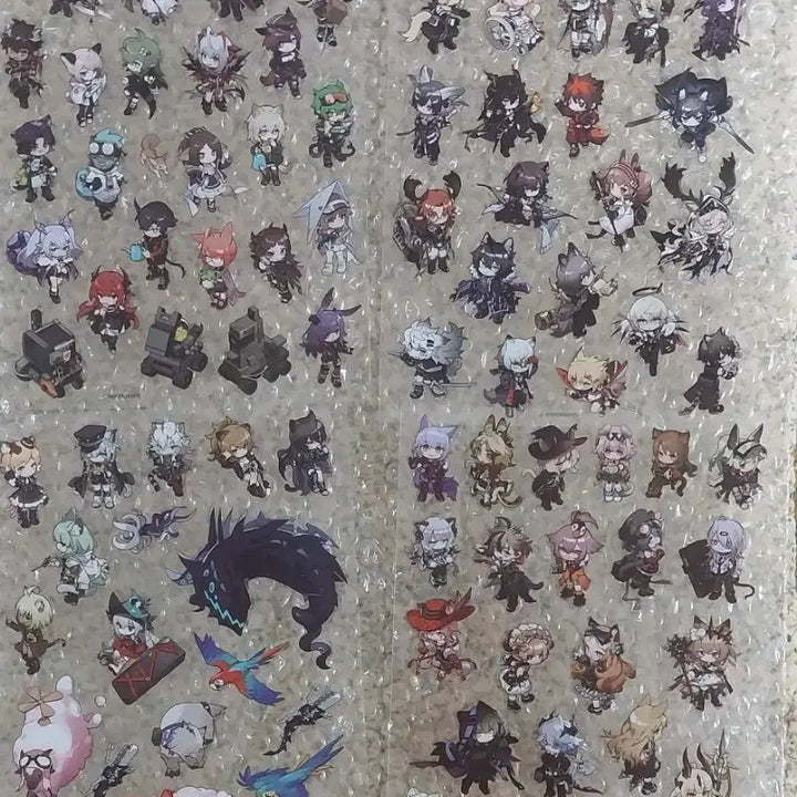 [BUNJANG] Arknights Terra Exploration Sticker Bundle Set / 명일방주 테라탐사 스티커 4장 일괄