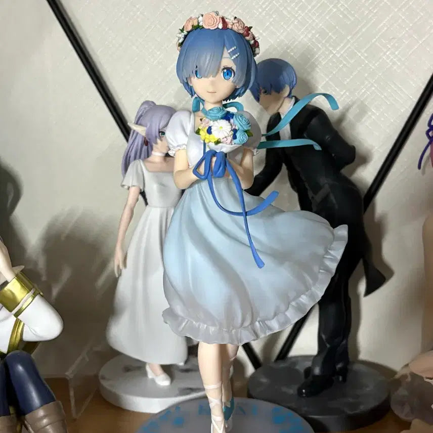 [BUNJANG] Furyu Re:Zero Trio-Try-iT Rem &amp; Emilia Maid Figure Set / 후류 리제로 Re 제로Trio-Try-iT 렘 브라이즈 메이드 피규어