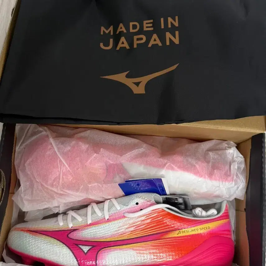 [BUNJANG] Mizuno Alpha 3 Japan FG Cleats 270 Blazing Flare Pack / [새상품] 미즈노 알파3 재팬 270 블레이징플레어팩