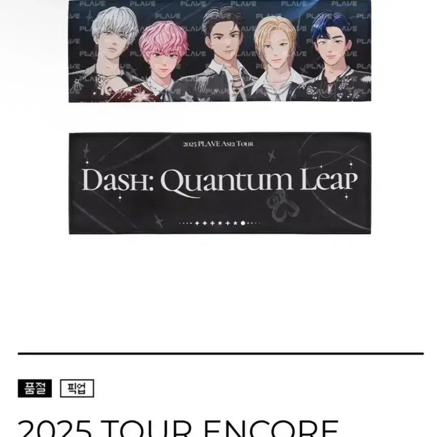 [BUNJANG] PLAVE Gocheok Encore Quantum Leap Slogan 2025 / 플레이브 고척 앙콘 퀀텀리프 슬로건 2025