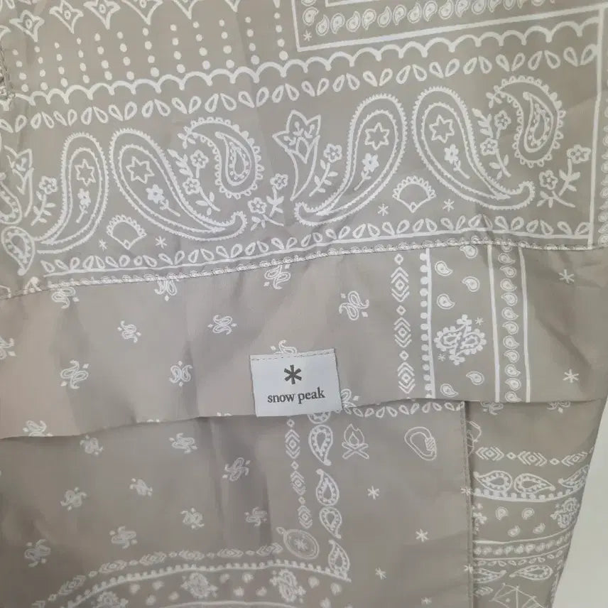 [BUNJANG] Snow Peak Paisley Half-Sleeve Hooded Anorak / 스노우피크 페이즐리 반팔 후드아노락
