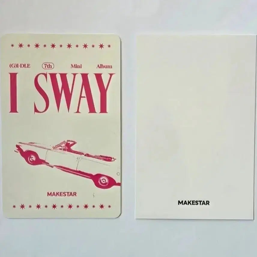 [BUNJANG] (G)I-DLE Miyeon I SWAY Makestar POB Photocard / (여자)아이들 미연 I SWAY 메이크스타 특전 포카