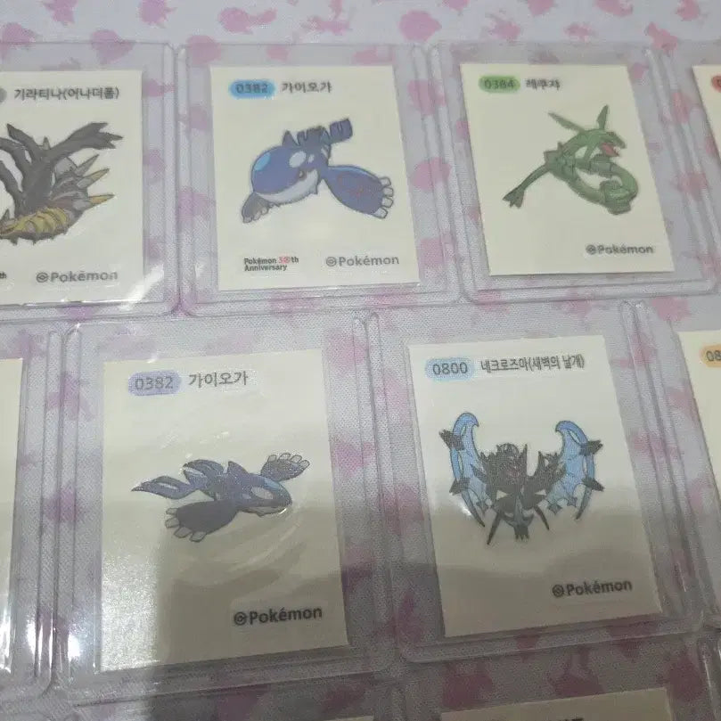 [BUNJANG] Pokemon Fujicard Set - Legendary Pokemon (17 pcs) / 포켓몬띠부씰 전설의포켓몬 17장 구성 일괄