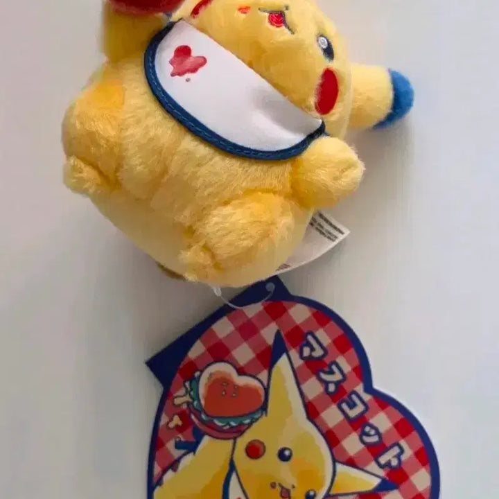 [BUNJANG] Pokemon Pikachu Diner Mascot Plush / 포켓몬 피카츄 다이너 인형 마스코트