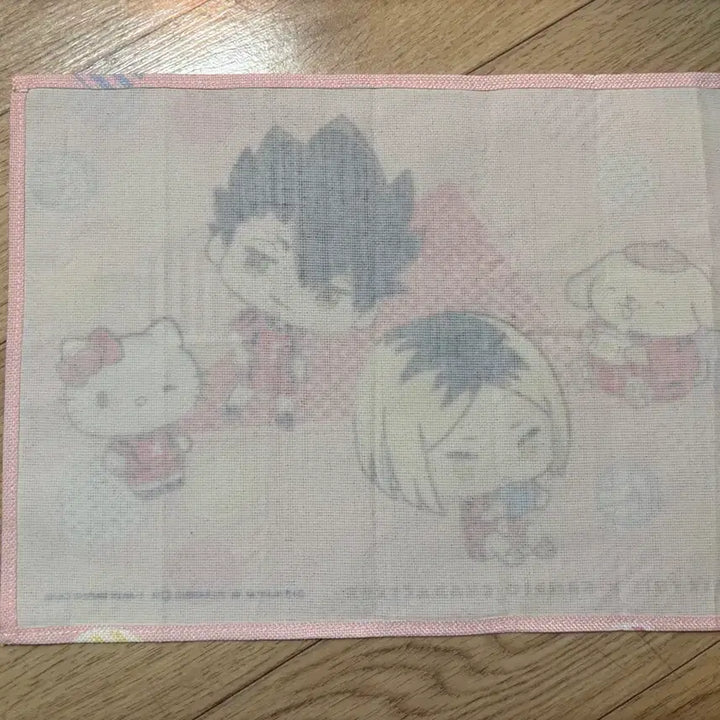 [BUNJANG] Haikyu!! Nekoma Kuroo Kenma Sanrio Collaboration Cloth / 하이큐 네코마 쿠로오 켄마 산리오 콜라보 천