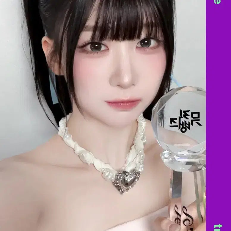 [BUNJANG] TripleS Kaede Music Bank 1st Place Object Card CC312 / 트리플에스 뮤직뱅크 1위 카에데 오브젝트 옵젝 CC312 판매