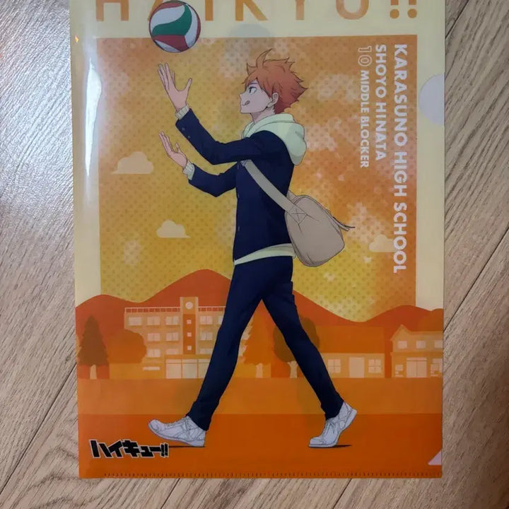 [BUNJANG] Haikyuu!! Karasuno High Hinata Kageyama A4 Clear File / 하이큐 카라스노 히나타 카게야마 A4 클리어 파일