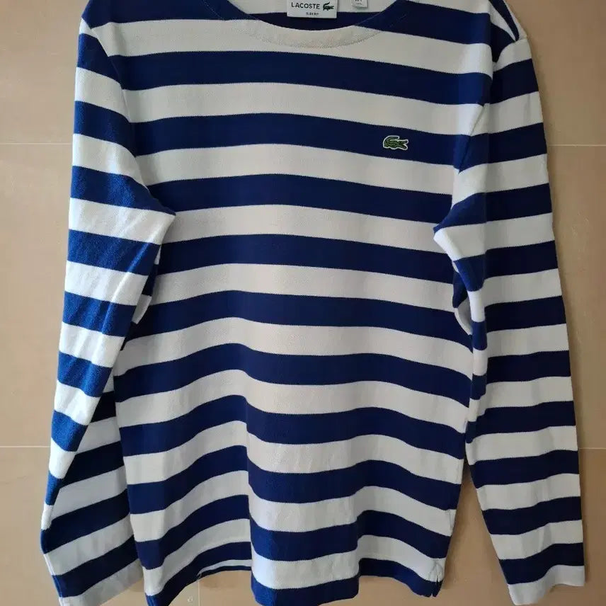 [BUNJANG] Lacoste Long Sleeve Crew Neck T-Shirt / 라코스테 긴팔 라운드티
