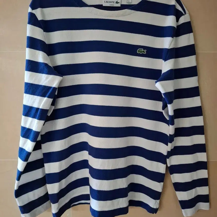 [BUNJANG] Lacoste Long Sleeve Crew Neck T-Shirt / 라코스테 긴팔 라운드티