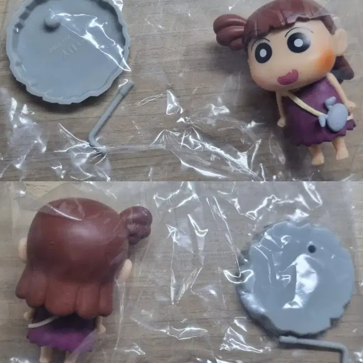[BUNJANG] Crayon Shin-chan Prehistoric Era Figures Bundle Set (Bo-ru &amp; Chul-soo) / 일괄) 짱구 원시시대 피규어 유리 철수