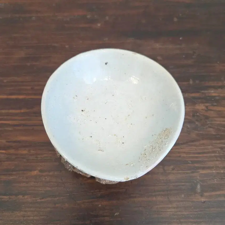 [BUNJANG] Late Joseon Dynasty Celadon Porcelain Tea Cup / 골동품 조선시대 후기 조선백자 찌글이 찻잔