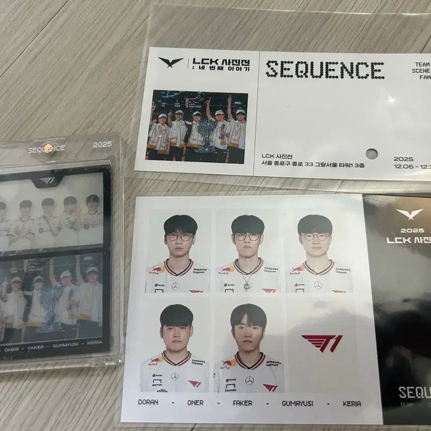 [BUNJANG] T1 LCK Photo Exhibition Sequence Goods / 티원 LCK 사진전 시퀀스 굿즈
