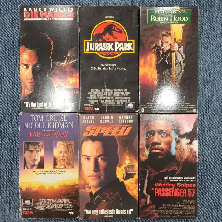[BUNJANG] Hollywood Original VHS Movie Collection (30 Titles) / [일괄판매] 할리우드 오리지널 VHS 영화 컬렉션 30개