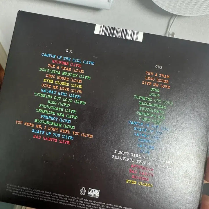 [SOLD OUT] 에드시런 전체 히트곡 cd