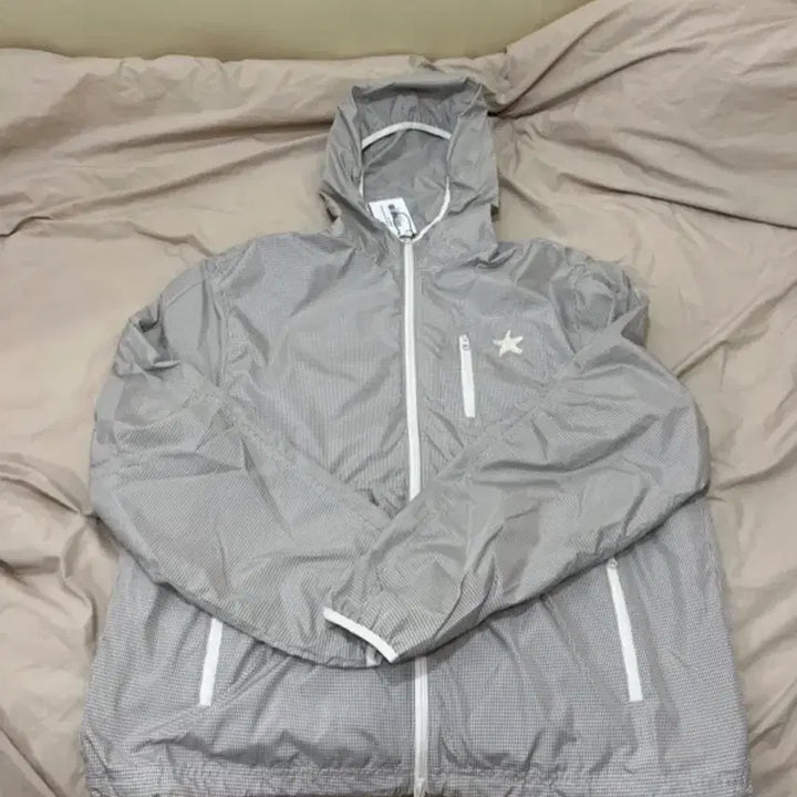 [BUNJANG] The Coldest Moment TCM Check Windbreaker Beige / 택 O) 더콜디스트모먼트 TCM 체크 바람막이 베이지 새상품