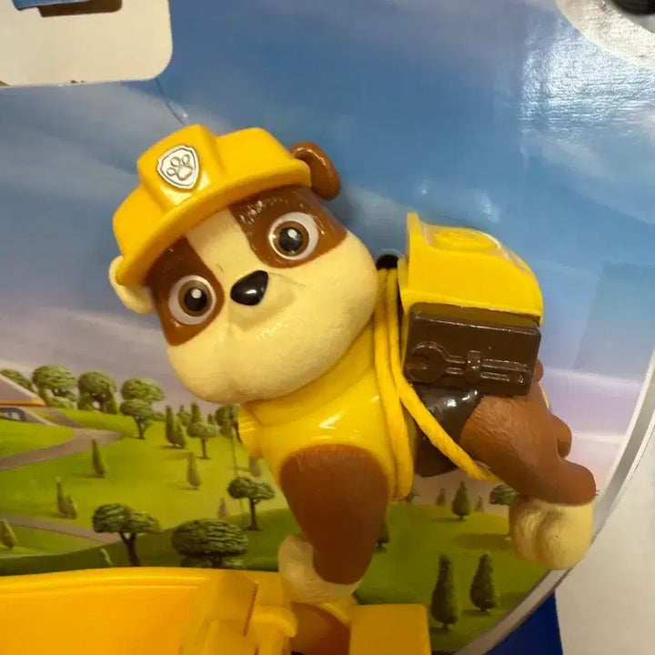 [BUNJANG] Paw Patrol Rubble Bulldozer Toy Figure / 퍼피구조대 러블 불도저 장난감 피규어 새상품