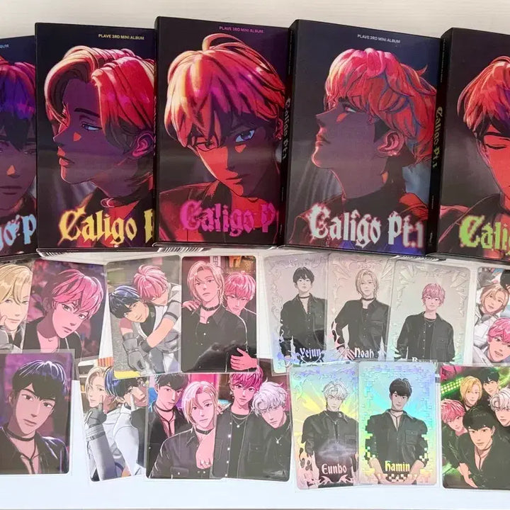 [BUNJANG] PLAVE Calligraphy Pt.1 Unsealed Album Bundle Set / 플레이브 칼리고pt.1 개봉앨범 일괄