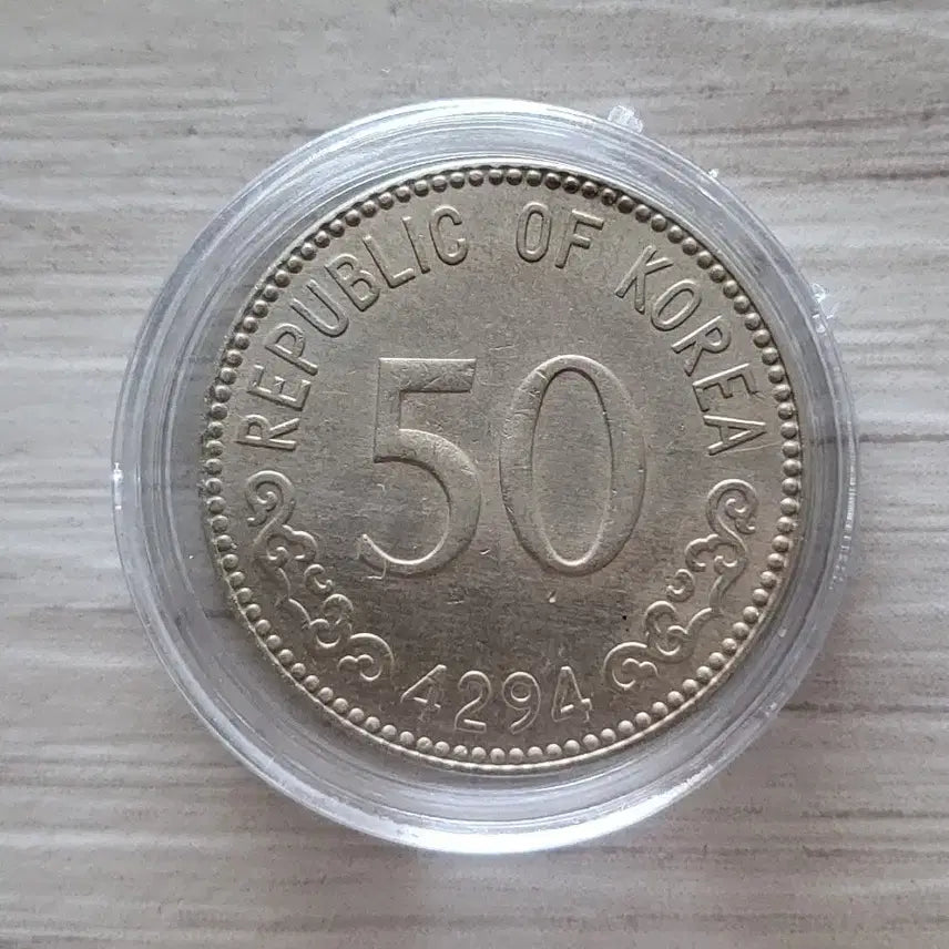 [BUNJANG] Bank of Korea 50 Won Coin Bundle Set (5 Coins) / 한국은행 50원 주화 4294년 미사용