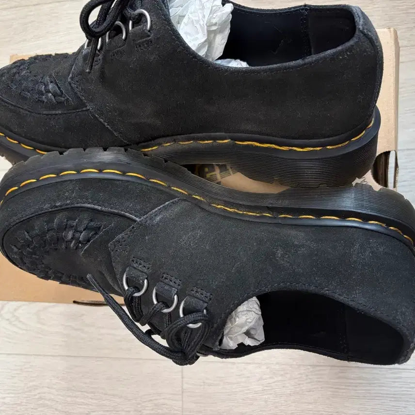[BUNJANG] Dr. Martens Ramsey Creeper Black Suede UK 8 / 닥터마틴 램지 크리퍼 블랙 40572001/ UK8(270)