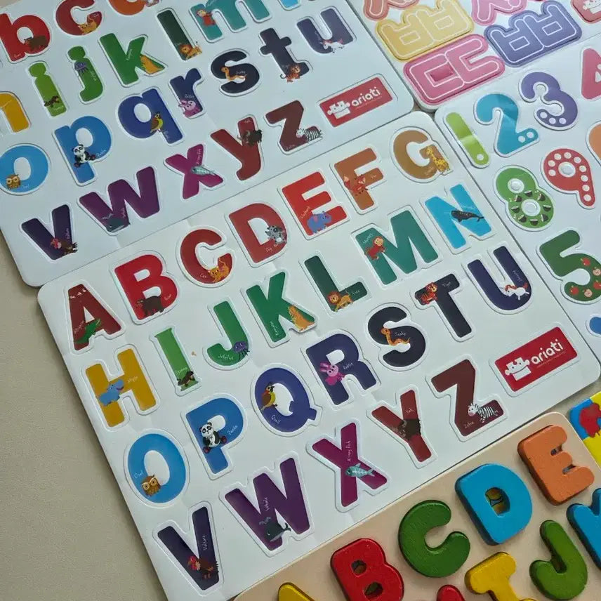 [BUNJANG] Aritati Magnetic Learning Blocks Set (Hangul, English Alphabet, Numbers, Vehicles) / 아리아띠 한글 자석 교구 세트 / 영어 알파벳 / 숫자 / 탈것 일괄