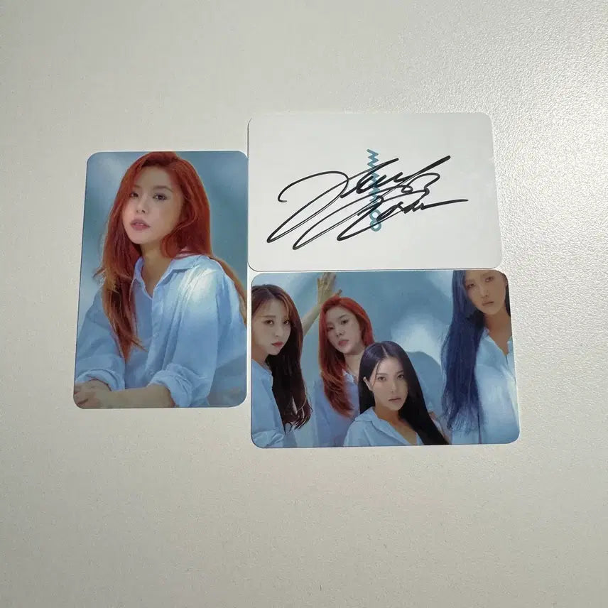 [BUNJANG] Mamamoo Hwasa Signed Photocard Set / 마마무 화사 싸인포카 세트