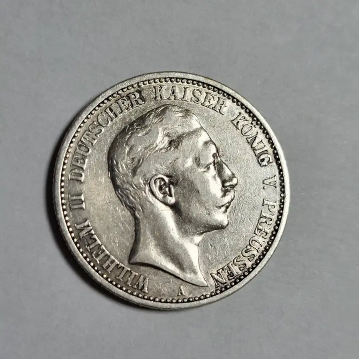 [BUNJANG] German Empire 1904 Wilhelm II 2 Mark Silver Coin / 독일 제국 1904년 빌헬름 2세 2마르크 은화 통용은화 화폐 주화 동전