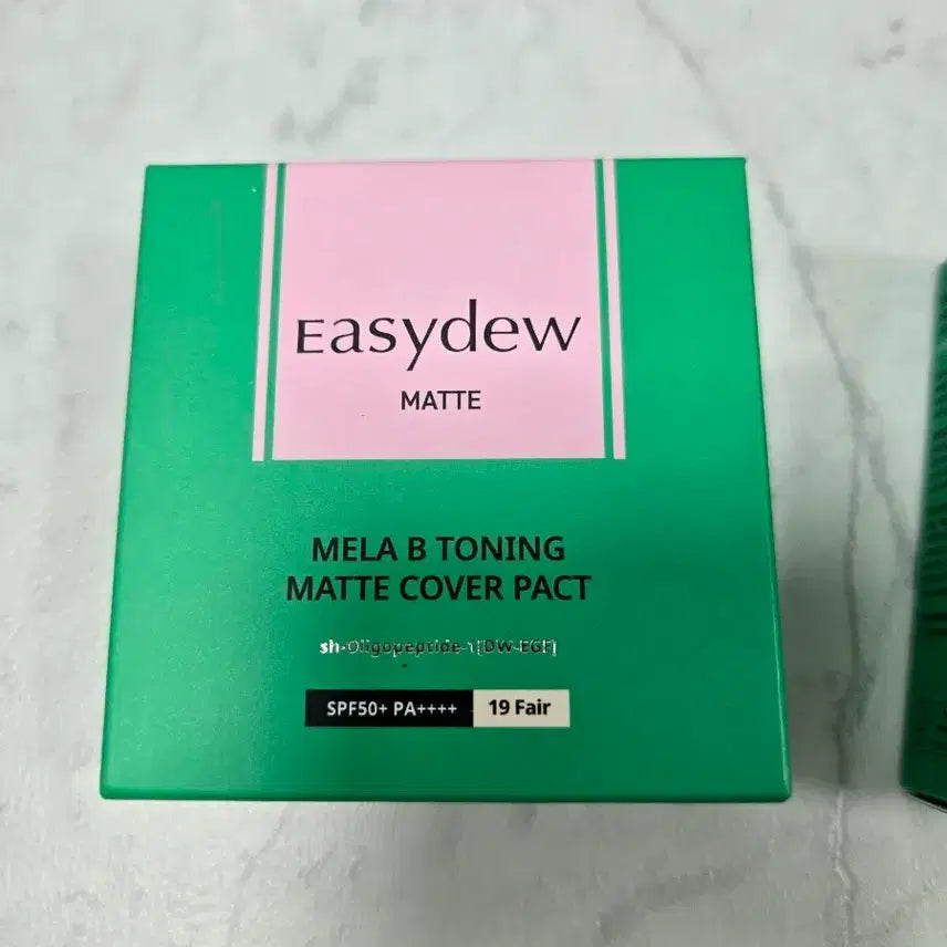 [BUNJANG] Easydew Mellavi Toning Matte Cover Pact SPF50+ PA++++ (Fair) / 이지듀 멜라비 토닝 매트 커버 팩트 19 페어 새상품
